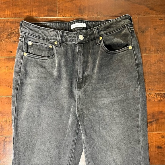 ANTHROPOLOGIE Avec Les Filles Denim High Rise Jeans Distressed Cropped Size 27 - Picture 3 of 11